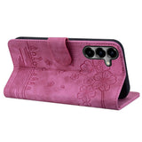 Samsung Galaxy S26 EIDERWOOD Fodral med Tryck / Korthållare / Rem - Rosa