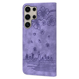 Samsung Galaxy S26 Ultra EIDERWOOD Fodral med Tryck / Korthållare / Rem - Lila