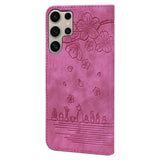 Samsung Galaxy S26 Ultra EIDERWOOD Fodral med Tryck / Korthållare / Rem - Rosa