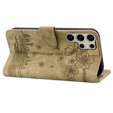 Samsung Galaxy S26 Ultra EIDERWOOD Fodral med Tryck / Korthållare / Rem - Brun