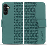 Samsung Galaxy A57 EIDERWOOD Fodral med Tryck - Korthållare & Rem - Grön
