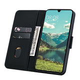 Samsung Galaxy A57 EIDERWOOD Fodral med Tryck - Korthållare & Rem - Svart