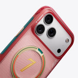 iPhone 17 Pro TORRAS Ostand Q3 Air Skal med 360° Stativ – MagSafe Kompatibelt - Wave of Passion