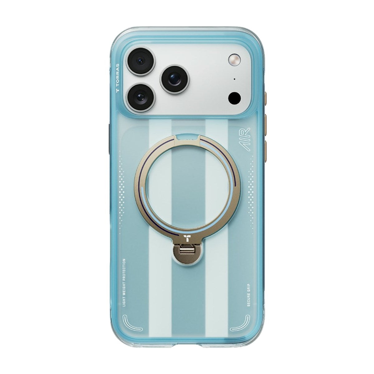 iPhone 17 Pro TORRAS Ostand Q3 Air Skal med 360° Stativ – MagSafe Kompatibelt - Argentina Pampas Eagle