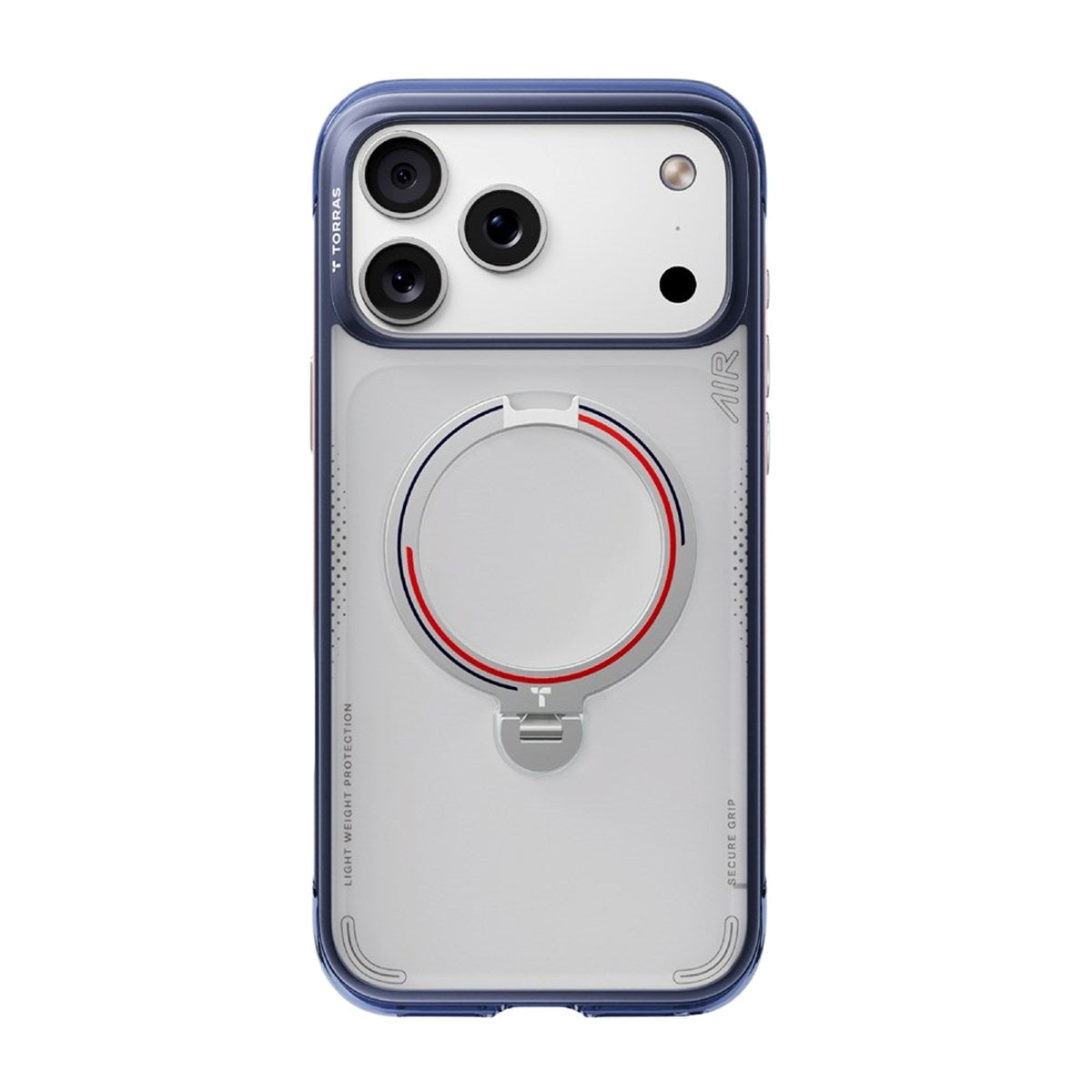 iPhone 17 Pro TORRAS Ostand Q3 Air Skal med 360° Stativ – MagSafe Kompatibelt - UK Lion