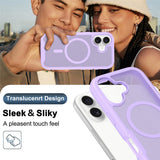 iPhone 17 EIDERWOOD Matt Hybrid Skal med Skärmskyddsram - Lila