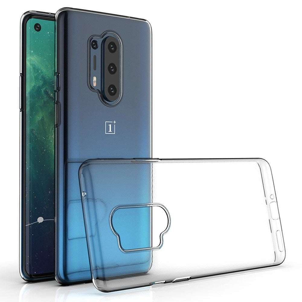 EIDERWOOD OnePlus 8 Pro Flexibelt Plastskal - Transparent