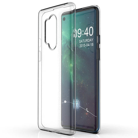 EIDERWOOD OnePlus 8 Pro Flexibelt Plastskal - Transparent