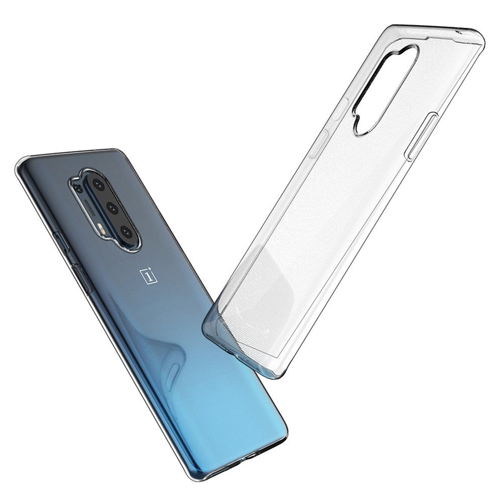 EIDERWOOD OnePlus 8 Pro Flexibelt Plastskal - Transparent