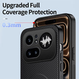 Nothing Phone (4a) Pro EIDERWOOD Hybrid Skal med Stöd - Svart
