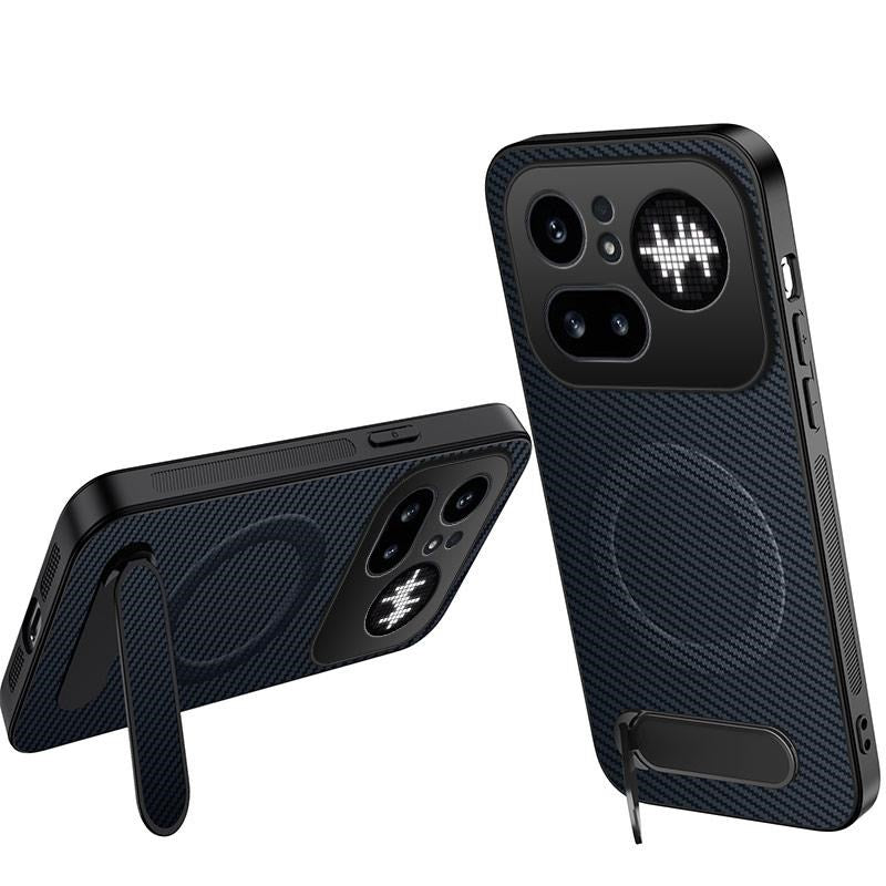 Nothing Phone (4a) Pro EIDERWOOD Hybrid Skal med Stöd - Blå