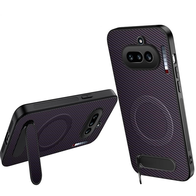 Nothing Phone (4a) EIDERWOOD Hybrid Skal med Stöd - Lila