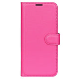 OPPO A17 EIDERWOOD Konstläder Fodral m. Korthållare & Ställfunktion - Pink