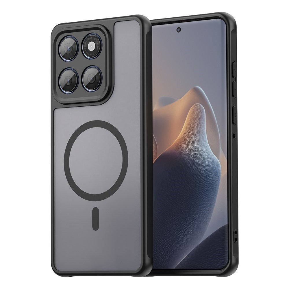 Motorola Moto G77 / G67 EIDERWOOD Hybrid Plast Skal - MagSafe Kompatibel - Svart