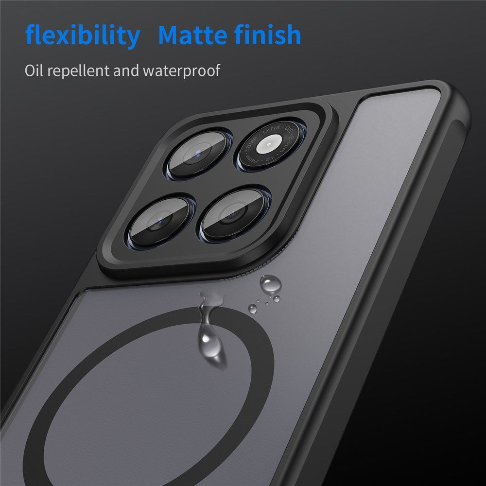 Motorola Moto G77 / G67 EIDERWOOD Hybrid Plast Skal - MagSafe Kompatibel - Svart