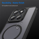 Motorola Moto G77 / G67 EIDERWOOD Hybrid Plast Skal - MagSafe Kompatibel - Svart