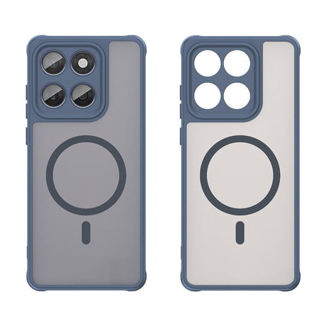 Motorola Moto G77 / G67 EIDERWOOD Hybrid Plast Skal - MagSafe Kompatibel - Blå