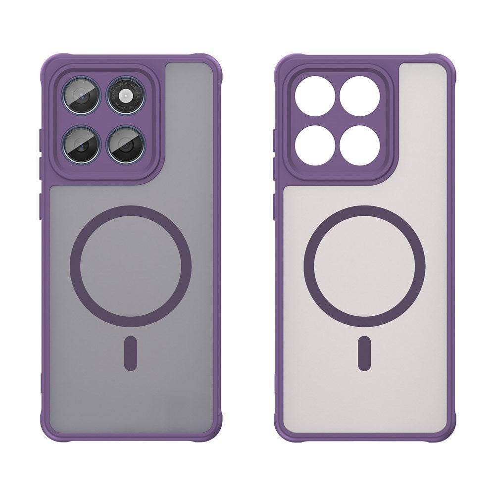 Motorola Moto G77 / G67 EIDERWOOD Hybrid Plast Skal - MagSafe Kompatibel - Lila