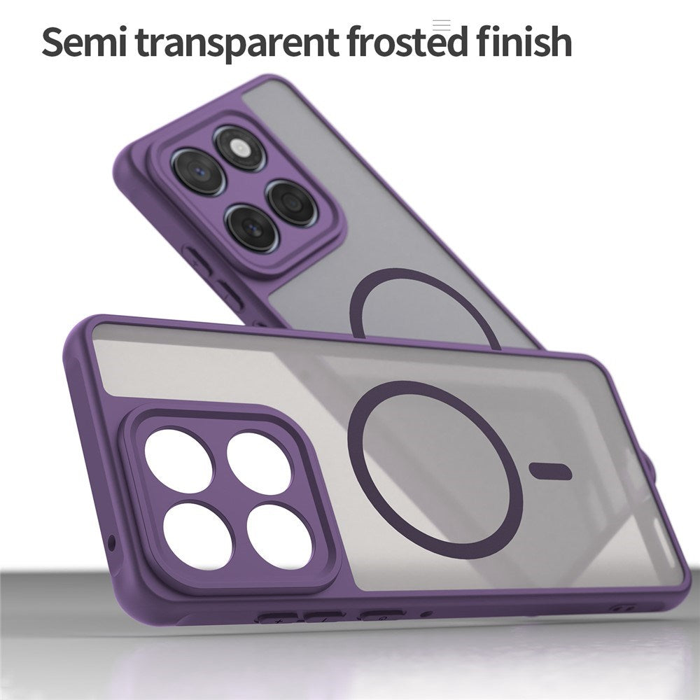 Motorola Moto G77 / G67 EIDERWOOD Hybrid Plast Skal - MagSafe Kompatibel - Lila