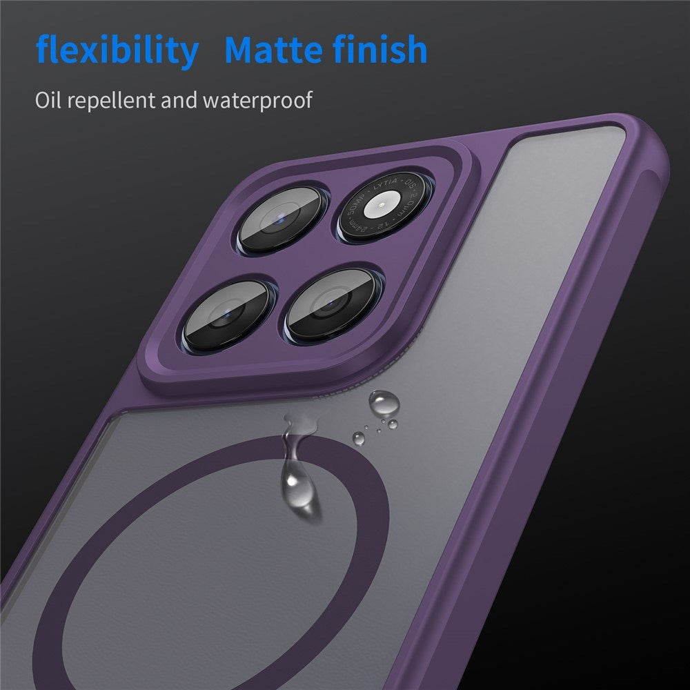 Motorola Moto G77 / G67 EIDERWOOD Hybrid Plast Skal - MagSafe Kompatibel - Lila