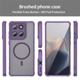 Motorola Moto G77 / G67 EIDERWOOD Hybrid Plast Skal - MagSafe Kompatibel - Lila