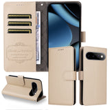 EIDERWOOD Google Pixel 11 / 11 Pro Fodral - Korthållare & Handledsrem - Beige