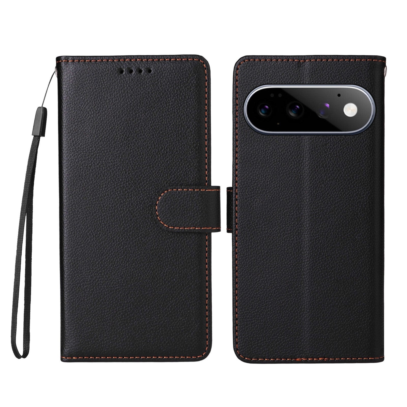 EIDERWOOD Google Pixel 11 / 11 Pro Fodral - Korthållare & Handledsrem - Svart