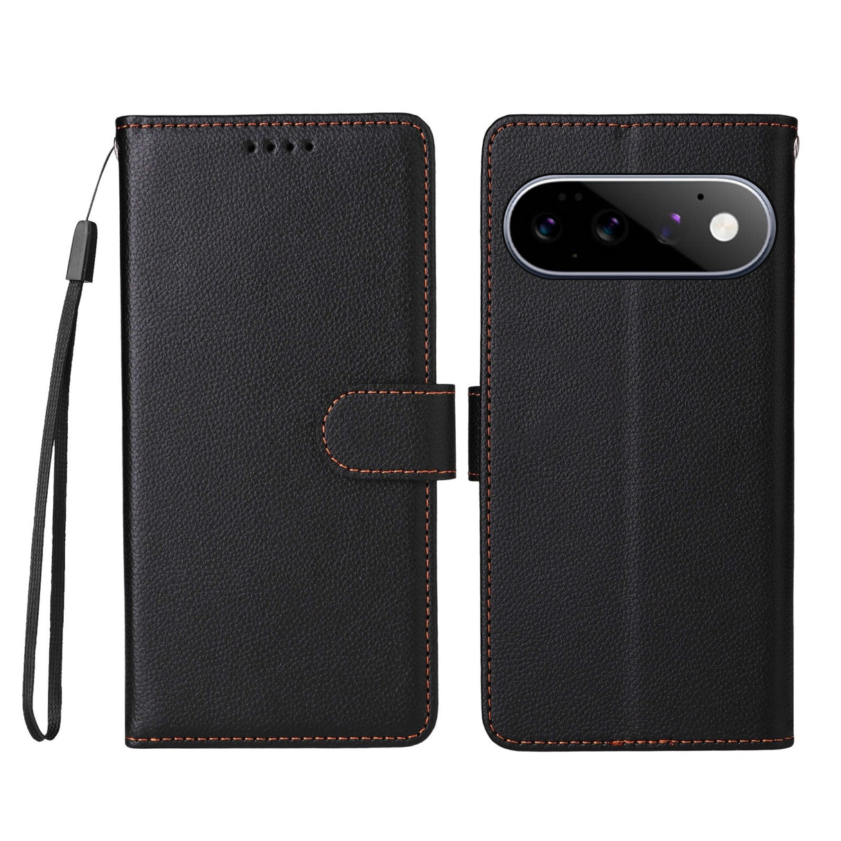 EIDERWOOD Google Pixel 11 / 11 Pro Fodral - Korthållare & Handledsrem - Svart