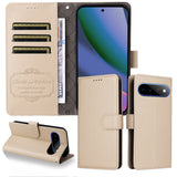 EIDERWOOD Google Pixel 11 Pro XL Fodral - Korthållare & Handledsrem - Beige