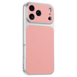 iPhone 17 Pro Max EIDERWOOD Hybrid Bakskal med Konstläder - Rosa