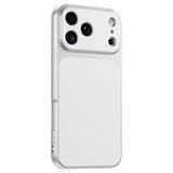 iPhone 17 Pro EIDERWOOD Hybrid Bakskal med Konstläder - Vit