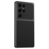 Samsung Galaxy S26 Ultra EIDERWOOD Hybrid Bakskal med Konstläder - Svart