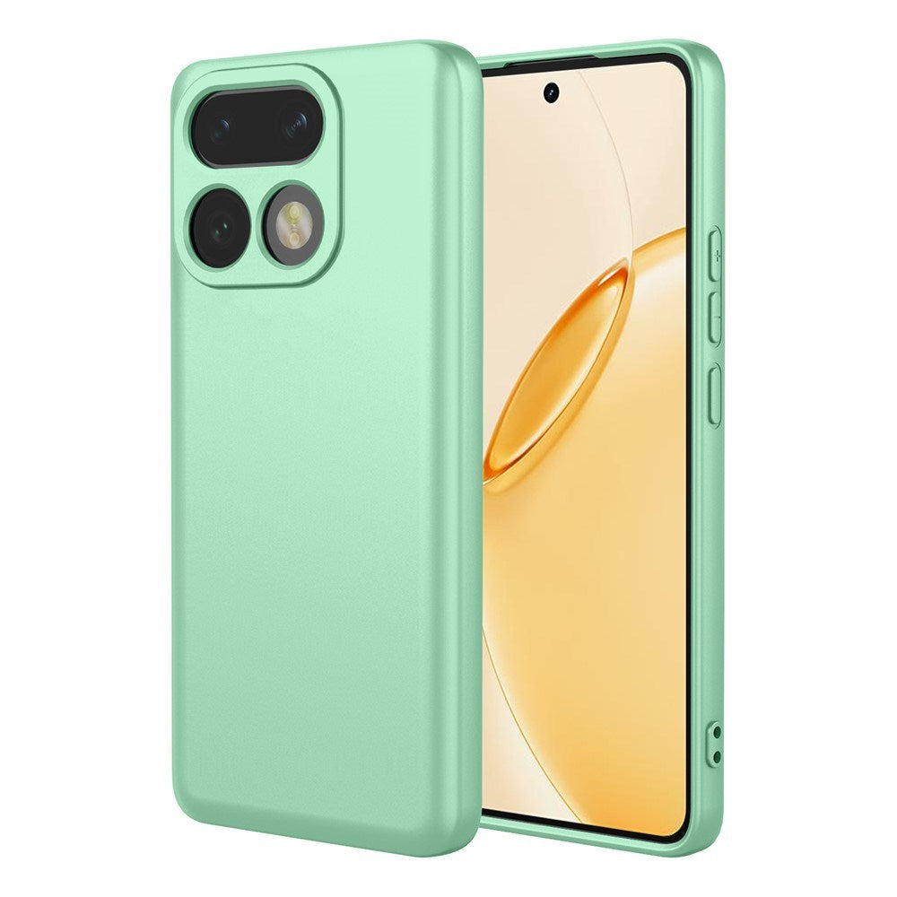 Realme 16 Pro+ EIDERWOOD Fodrat Flexibelt Plast Skal - Ljusgrön