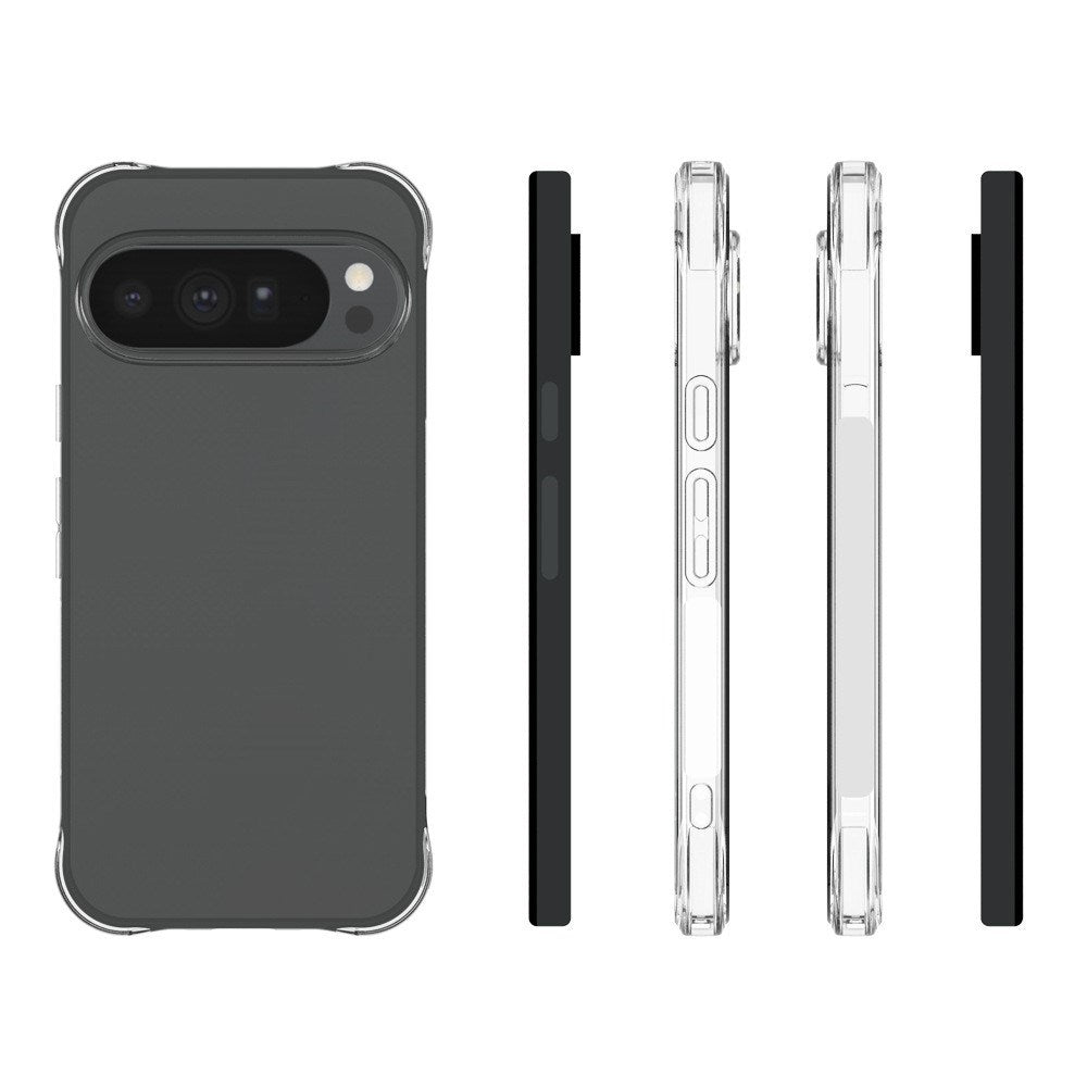 Google Pixel 11 Pro XL EIDERWOOD Flexibelt Plast Skal m. Förstärkta Hörn - Genomskinlig