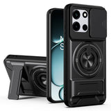 OnePlus Nord CE6 / Nord 6 EIDERWOOD Hybrid Hantverkar Skal m. Kickstand & Cam Slider - MagSafe Kompatbel - Svart