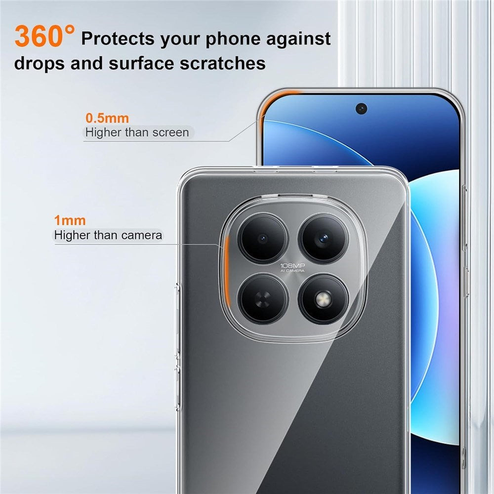 Xiaomi Redmi Note 15 (5G) / Poco M8 (5G) EIDERWOOD Flexibelt Plast Skal - Genomskinlig