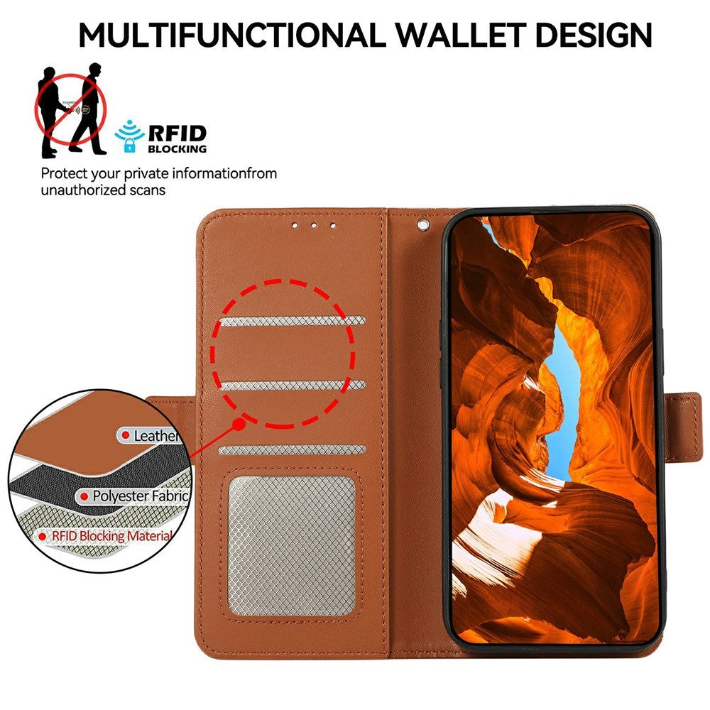 EIDERWOOD Google Pixel 11 / 11 Pro Fodral med RFID-Blockerare & Korthållare - Brun