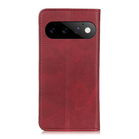 EIDERWOOD Google Pixel 11 / 11 Pro Konstläder Fodral - Korthållare & Stativfunktion - Röd