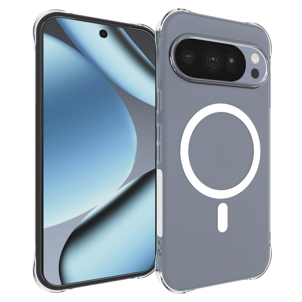 Google Pixel 11 Pro EIDERWOOD Flexibelt Plast Skal m. Stötdämpande Hörn - MagSafe Kompatibel - Genomskinlig