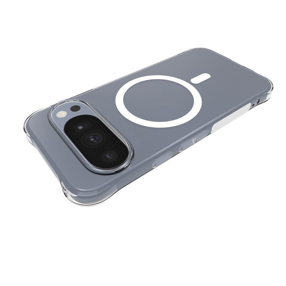 Google Pixel 11 Pro EIDERWOOD Flexibelt Plast Skal m. Stötdämpande Hörn - MagSafe Kompatibel - Genomskinlig