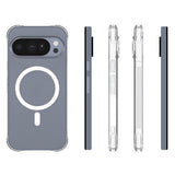 Google Pixel 11 Pro EIDERWOOD Flexibelt Plast Skal m. Stötdämpande Hörn - MagSafe Kompatibel - Genomskinlig