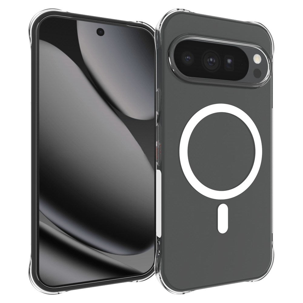 Google Pixel 11 Pro XL EIDERWOOD Flexibelt Plast Skal m. Stötdämpande Hörn - MagSafe Kompatibel - Genomskinlig