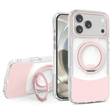 iPhone 17 Pro Max EIDERWOOD Hybrid Skal med Stativfunktion - MagSafe Kompatibel - Genomskinlig / Rosa