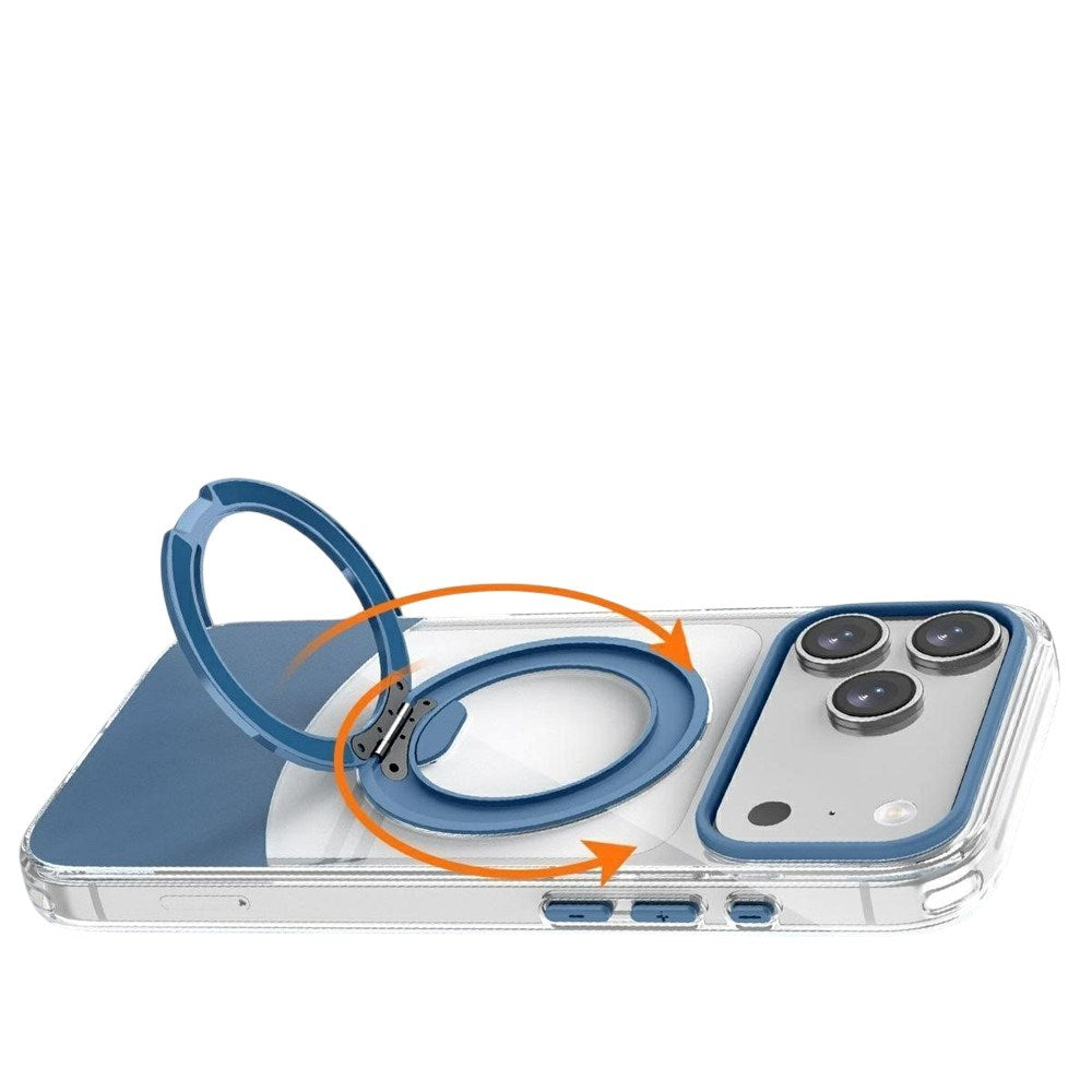 iPhone 17 Pro Max EIDERWOOD Hybrid Skal med Stativfunktion - MagSafe Kompatibel - Genomskinlig / Grön