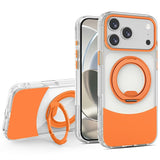 iPhone 17 Pro EIDERWOOD Hybrid Skal med Stativfunktion - MagSafe Kompatibel - Genomskinlig / Orange