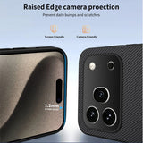 Honor 600 Pro WANLONFENG Skal med Kolfiberstruktur - MagSafe Kompatibel - Orange