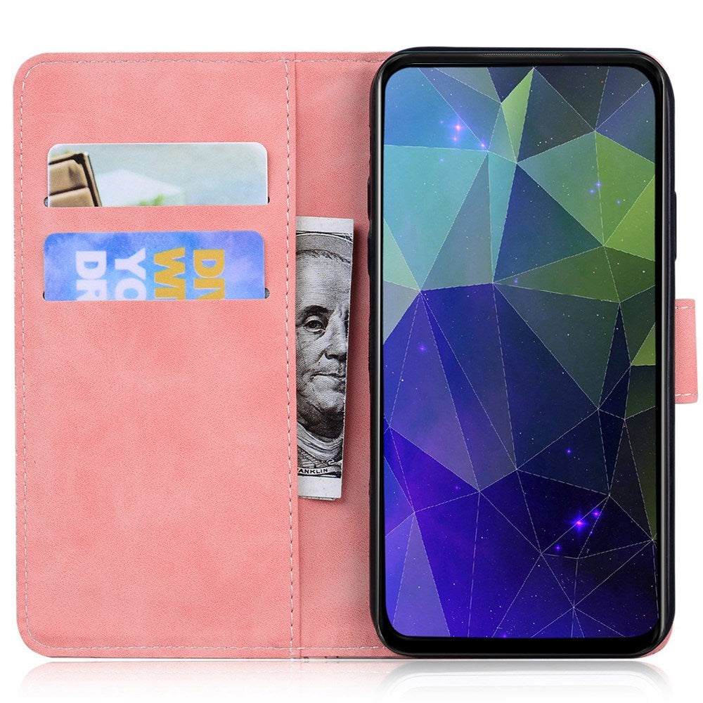 Honor 600 Lite EIDERWOOD Konstläder Fodral - Rosa