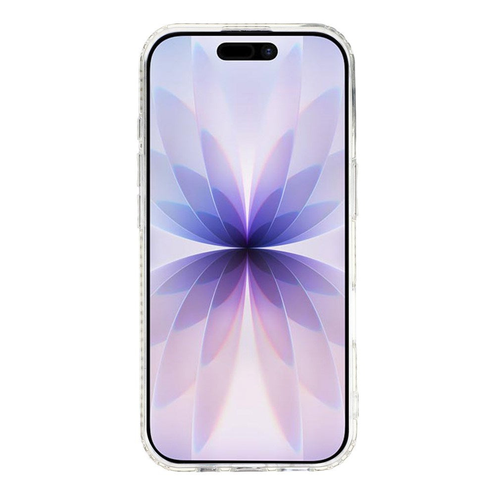 iPhone 17 EIDERWOOD Hybridskal med Strass & Blommönster - Vit / Vårblommor