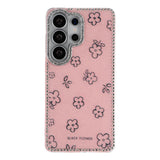Samsung Galaxy S26 Ultra EIDERWOOD Hybridskal med Strass & Blommönster - Rosa / Blommor