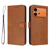 Honor 600 / 600 Pro EIDERWOOD Konstläder Fodral m. Rem - Brun